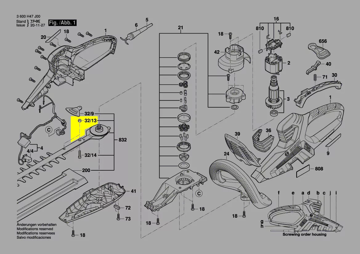 écrou réf. 1 600 300 10N BOSCH
